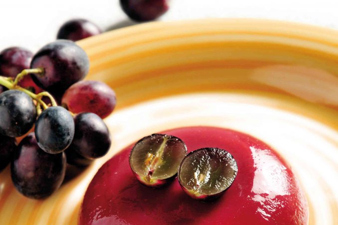 budino di mosto cotto o sugo d'uva