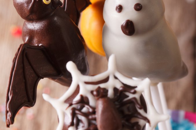 fantasmini di halloween dolcetti caramelle