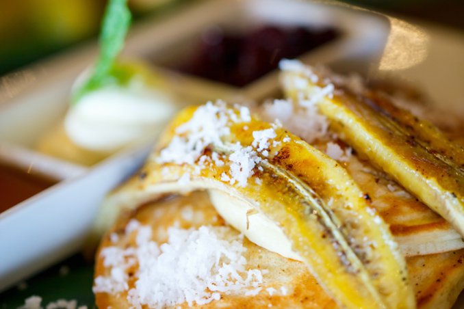 banana pancakes canarie tortitas platanos platano