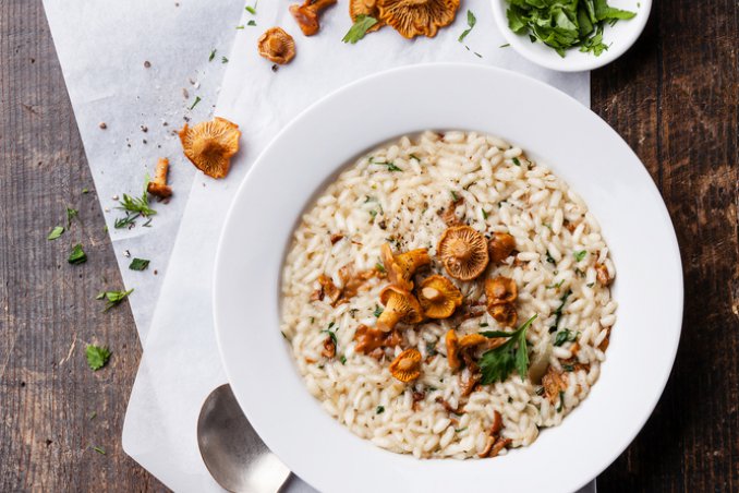 risotto con funghi