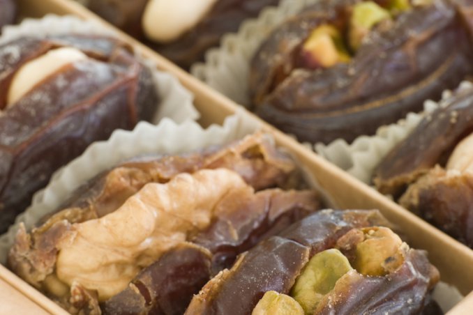 datteri ripieni marzapane frutta secca