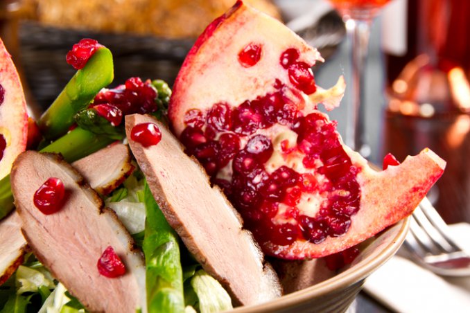 insalata faraona cavolo melagrana