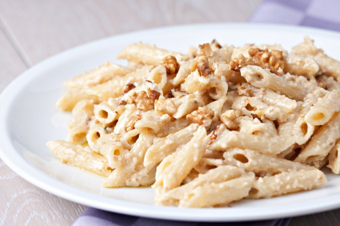 maccheroni miele noci pecorino pasta fredda