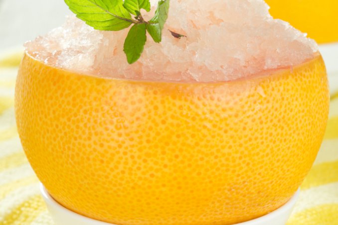 sorbetto al pompelmo rosa
