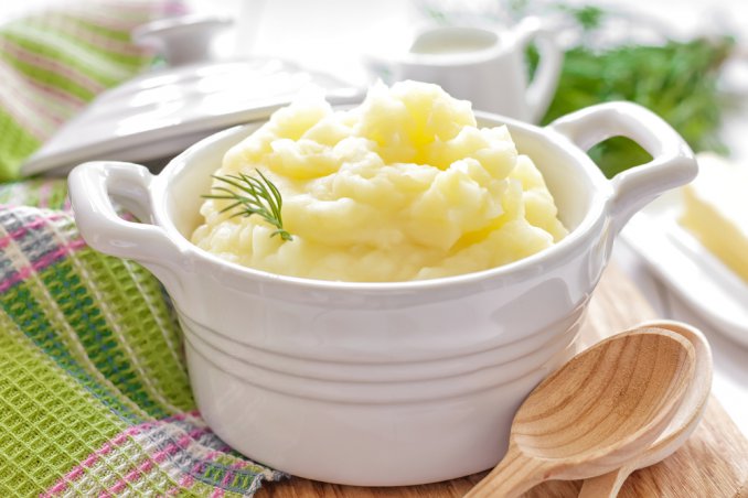 purè di patate in pentola a pressione