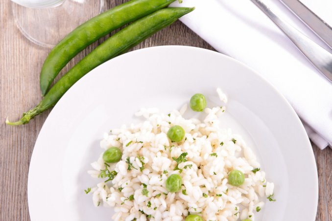 risotto ai piselli risi e bisi