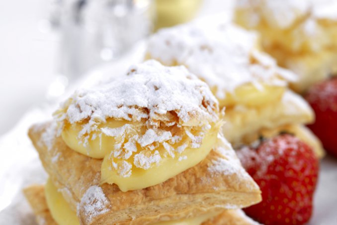 Millefoglie alla crema di limone