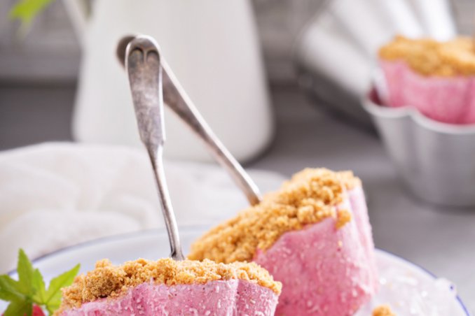 Ghiaccioli di yogurt ai lamponi