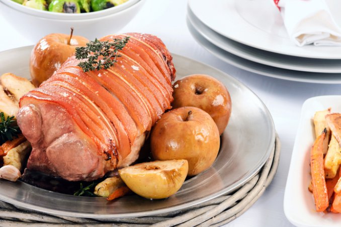 Arrosto di maiale con le mele
