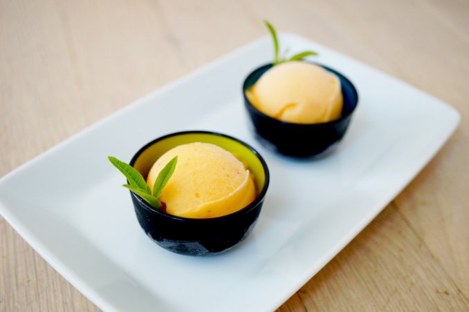 festa della donna, dessert, sorbetto mimosa