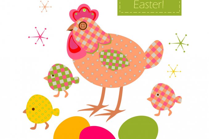 decoupage pasquale, decoupage pasqua, decoupage vetro