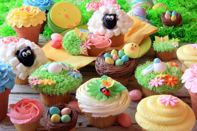 cupcake pasqua, cake design pasqua
