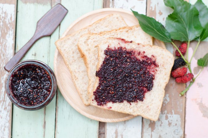 marmellata, confettura, gelso