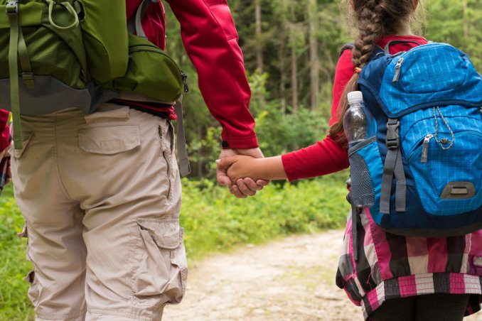 trekking, bambini, percorsi