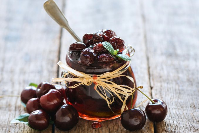 confettura, amarene, visciole