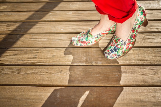 personalizzare scarpe decoupage, decoupage scarpe