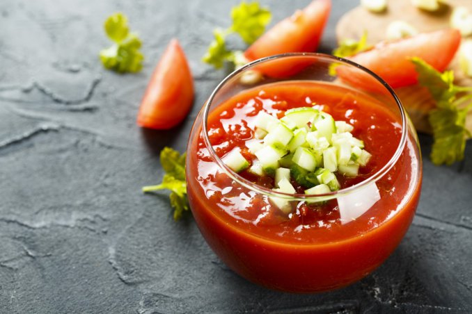 gazpacho, zuppa fredda, ricette verdure