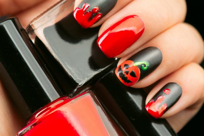 nail art Halloween