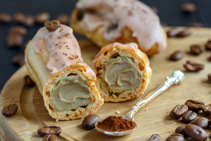 Cappuccino éclairs caffè