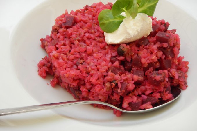 risotto, barbabietola rossa, ricette salate