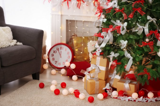 interior design, arredamento rosso, Natale