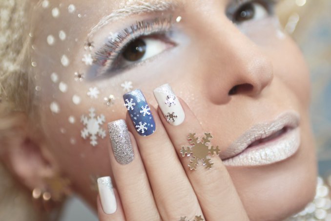 nail art, decorazione unghie, capodanno