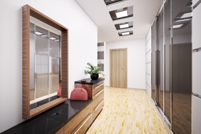 come arredare, corridoio stretto, design