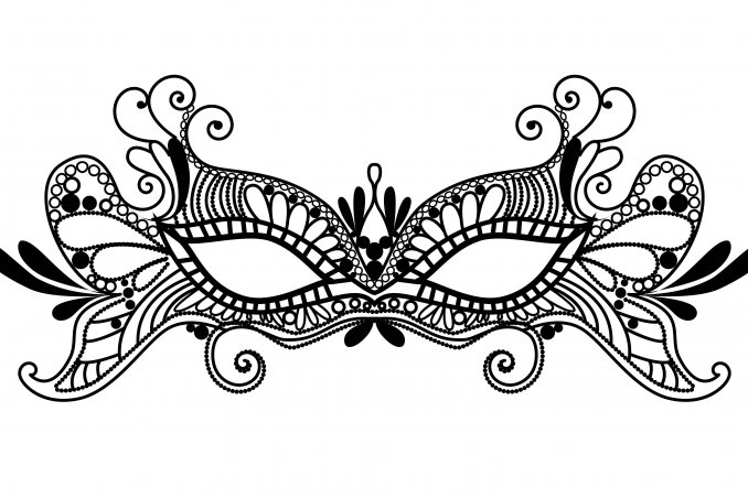 maschere di carnevale fai da te, maschere colla a caldo