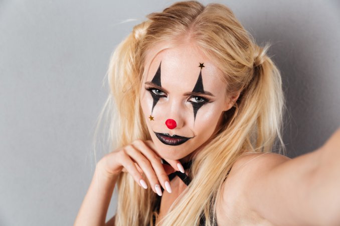 make-up, carnevale, pagliaccio