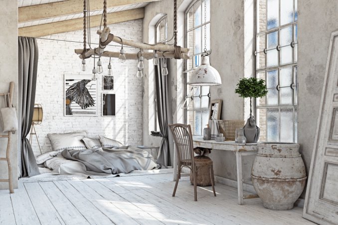 Come arredare una mansarda in stile shabby chic