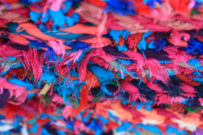 riciclo ritagli stoffa