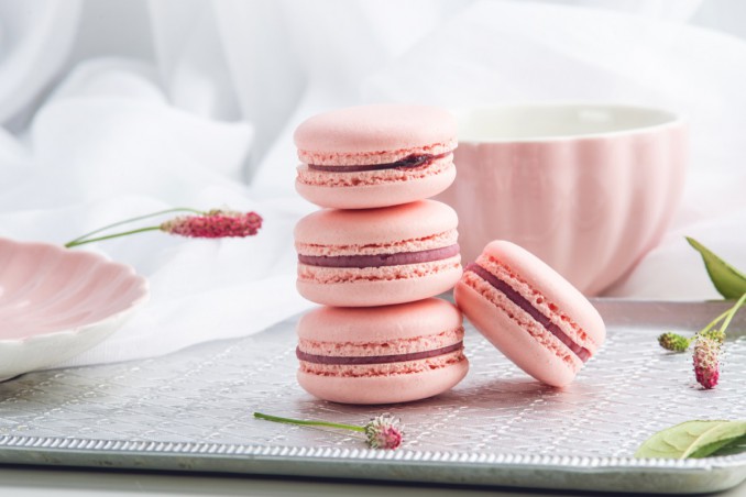 macarons, fragole, ricetta