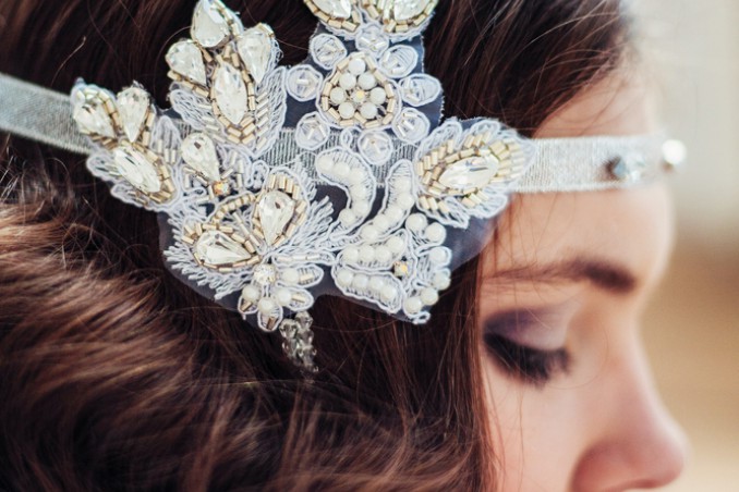 cerchietto decorato fai da te, cerchietto decorato a mano 