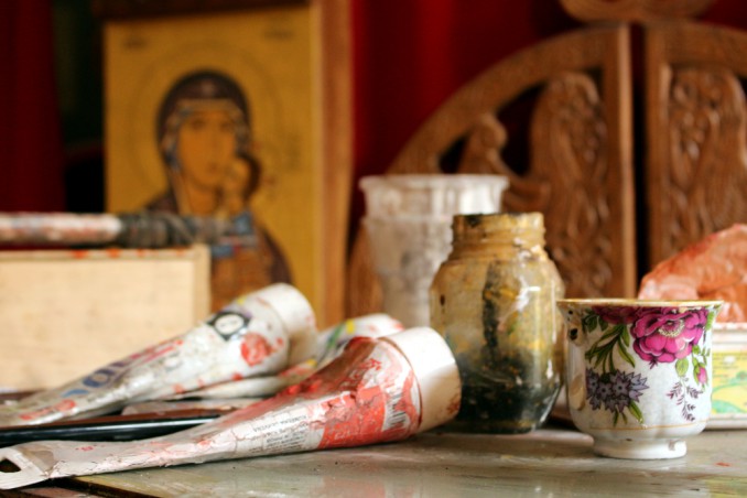 come fare icona, icona a decoupage