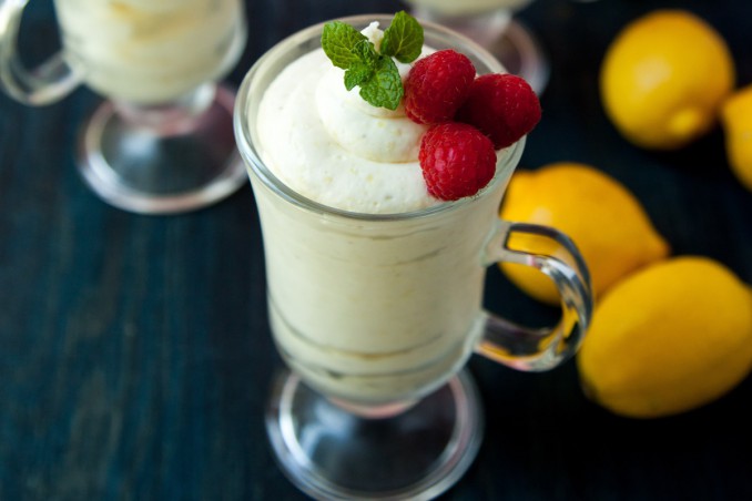 crema fredda, limone, ricetta panna