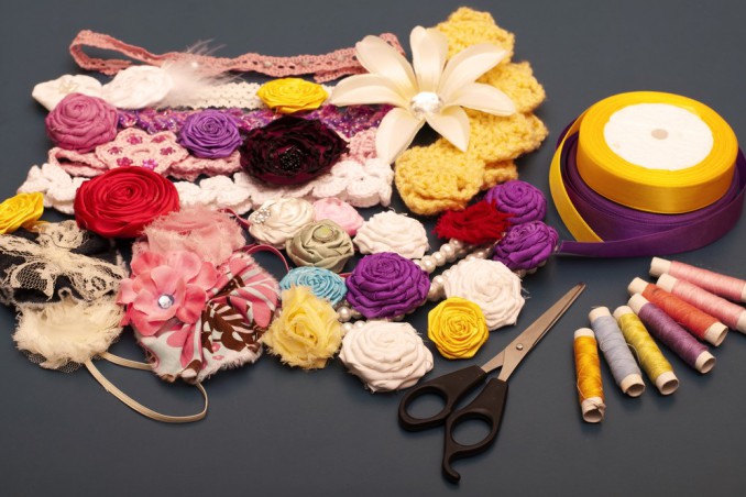 fiori stoffa fai da te