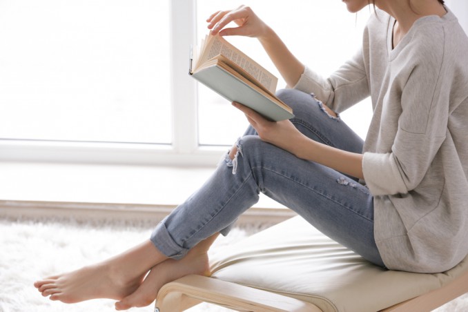 lettura, donna
