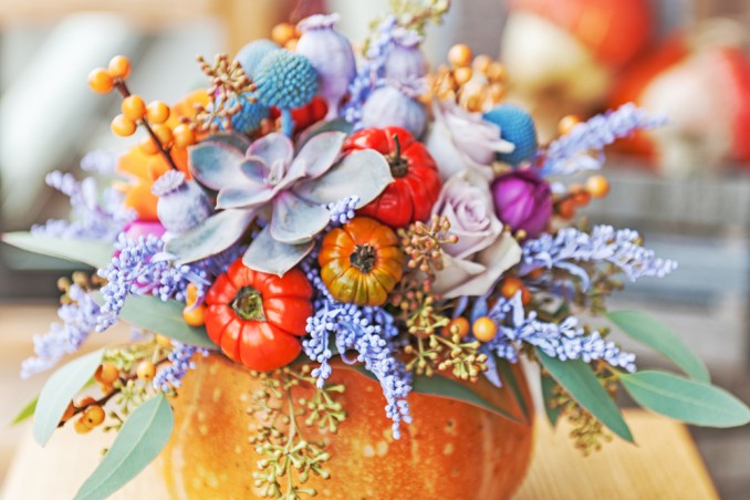 decorare zucche secche, decorare zucche ornamentali