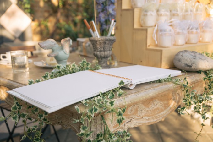 matrimonio, libro ospiti