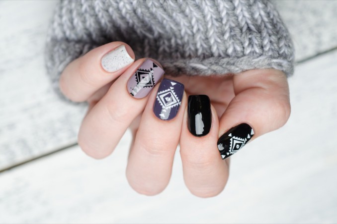 nail art, decorazione unghie, autunno inverno 2019