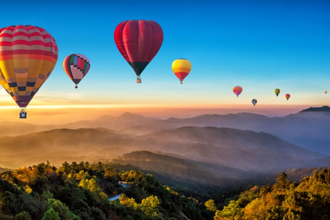 viaggio in mongolfiera