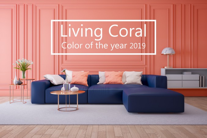 arredare casa, Pantone, Living Coral