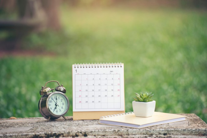 calendario da tavolo fai da te