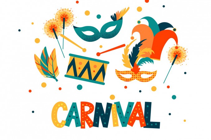 carnevale, disegni, bambini