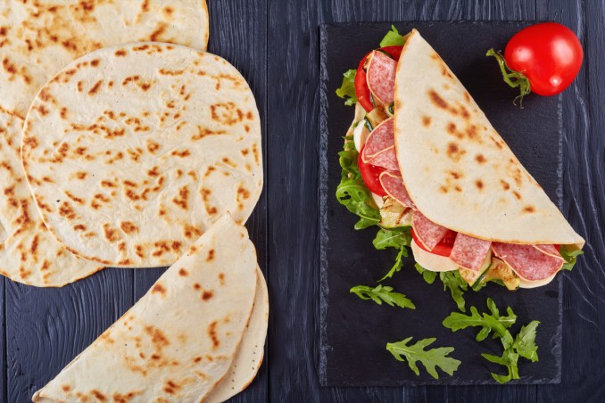 piadina, condimenti, ricette