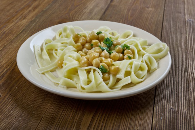 pasta e ceci ricetta, pasta e ceci, piatti festa san giuseppe 