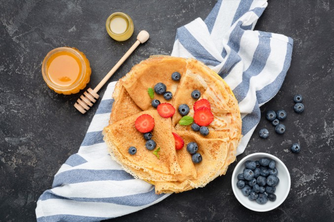 crepes, ricetta, preparazione senza latticini