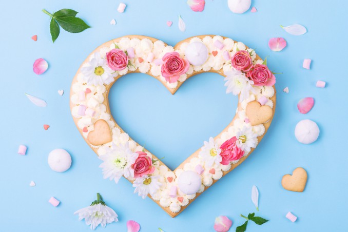 alphabet cake cuore, alphabet cake decorazioni 