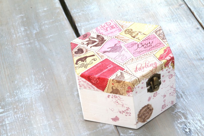 come rivestire scatola legno decoupage, rivestire scatola legno, decoupage scatola legno, decoupage su legno
