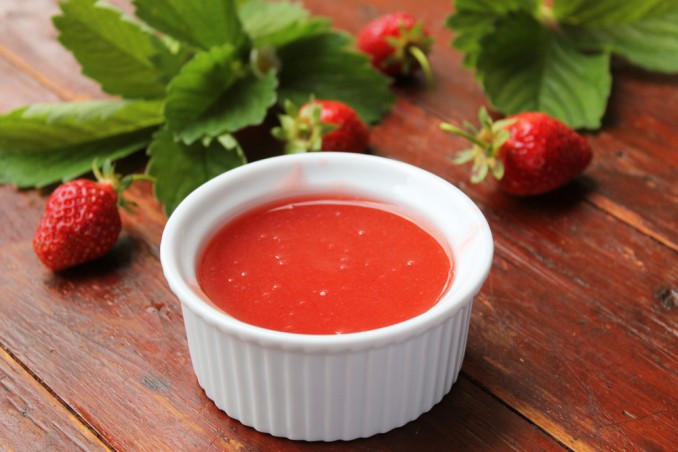 topping fragola, topping dolce